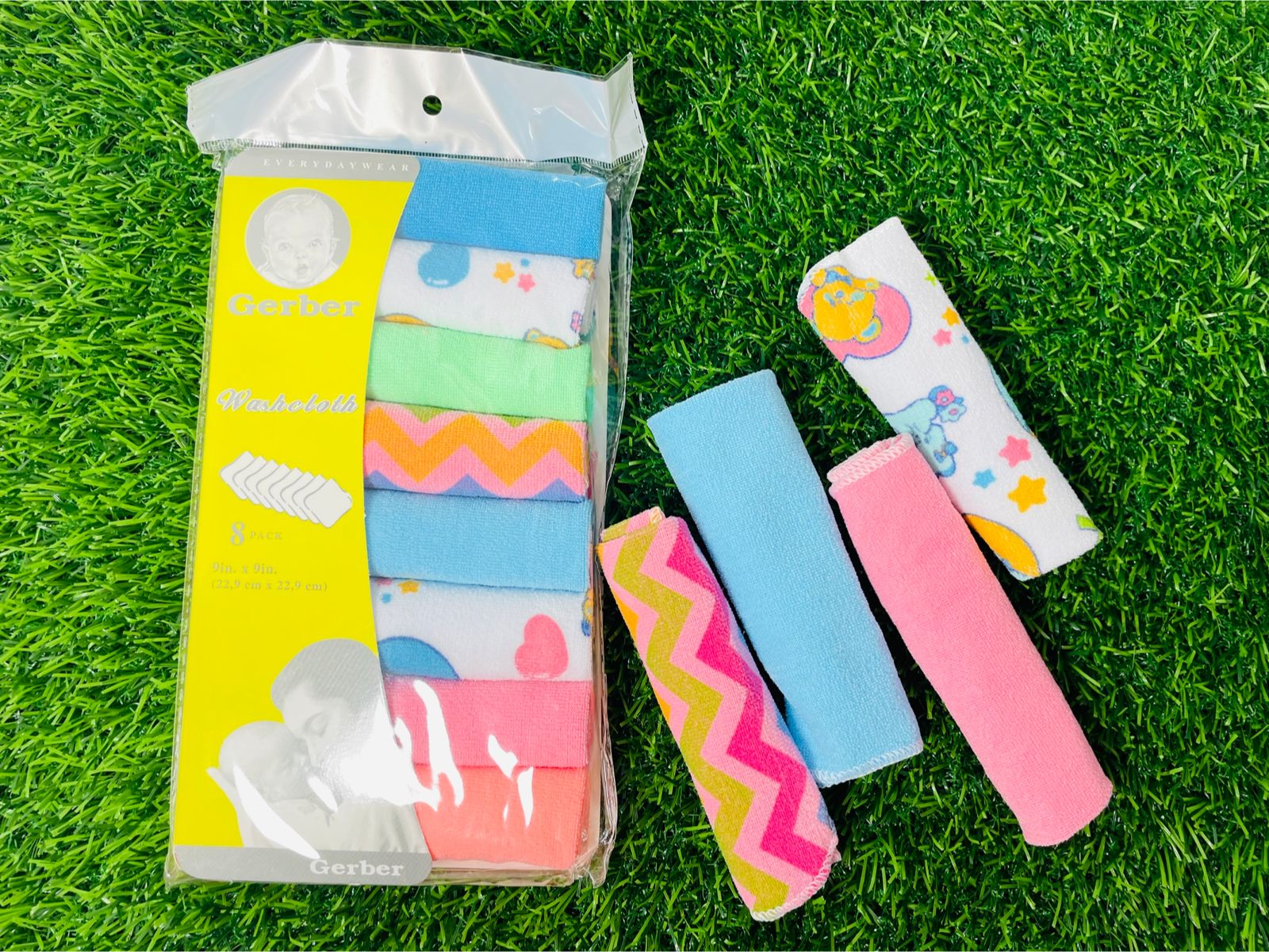 Towel Rumal Or Handkerchief For New Born Baby - 8 Pcs